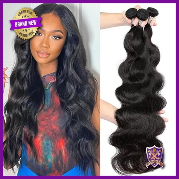 10A Brazilian Body Wave Human Hair Bundles 20-24 Inch 3 Pack main image 6